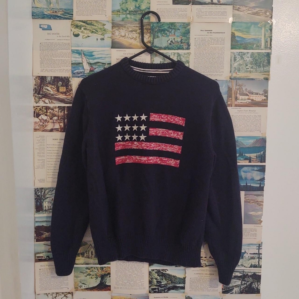 American Flag Sweater